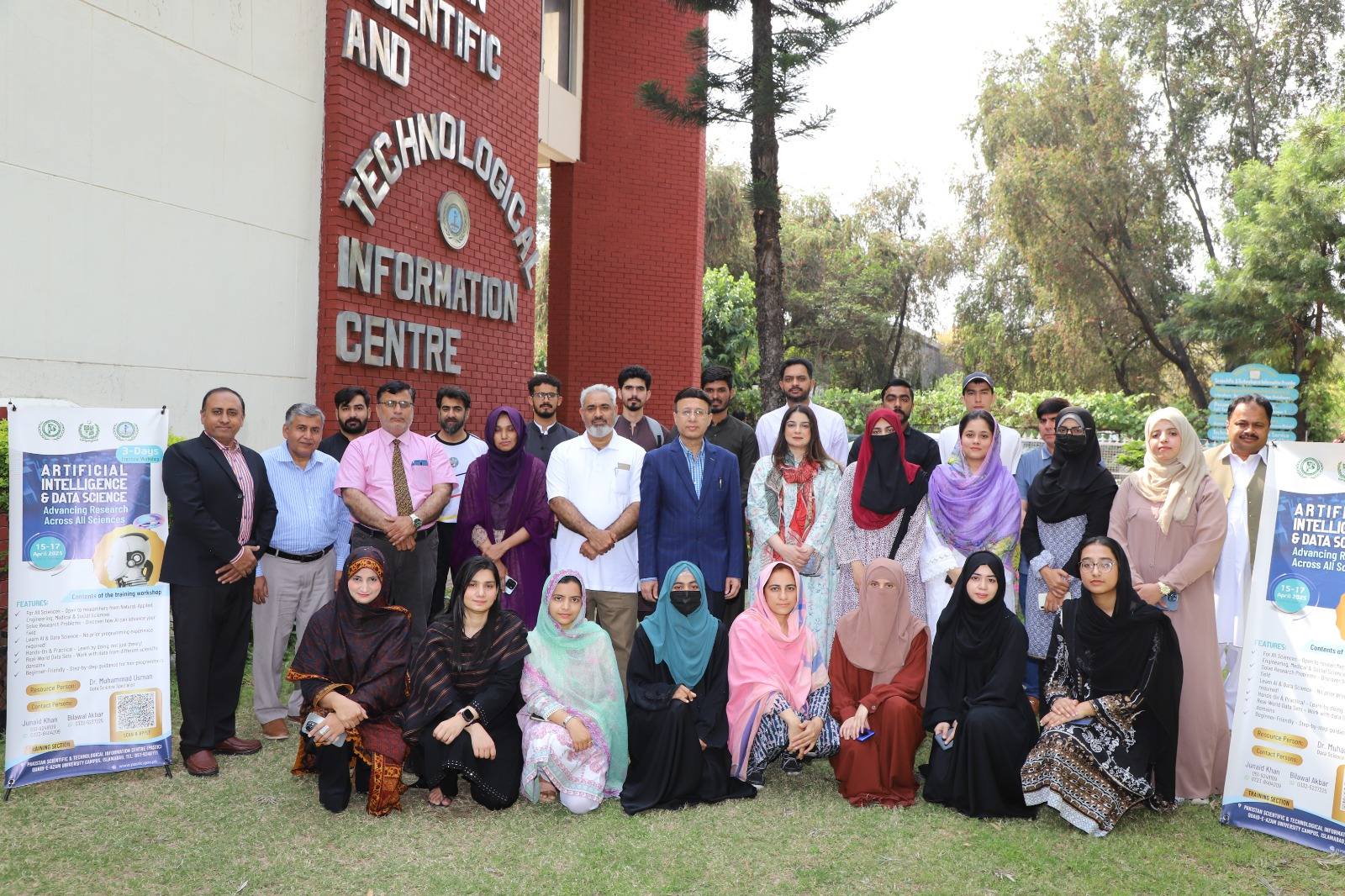 Batch # 1. 3-.Days Training Workshop on AI, Data Science for all sciences is being held (15-17 April 2025) at Pakistan Scientific and Technological Information Center  , QAU Islamabad. 35 participants from different universities are attending the training including QAU, COMSATS, FAST, HSA  etc.