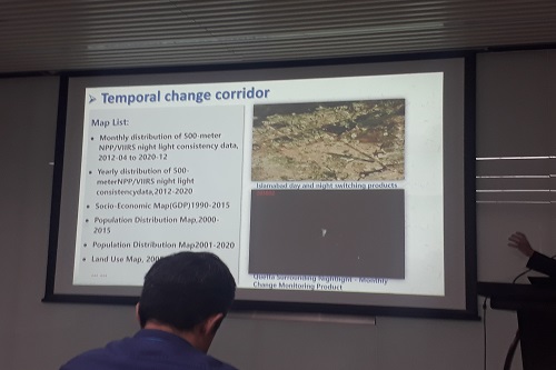 Prof. Wang Juanle, Chinese Academy of Sciences, Beijing, discussed strategies and systems for Belt and Road data sharing and decision-making support on 21 Sep. 2025 at XiongAn, China