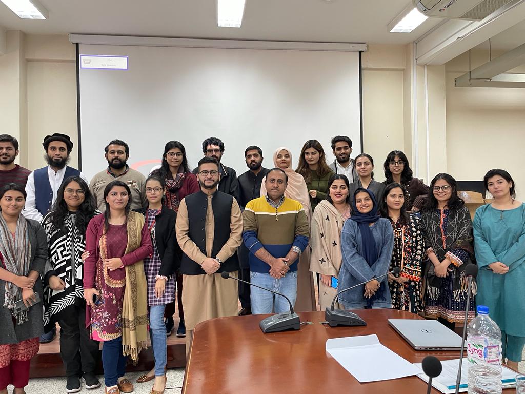 Guest Lecture on Quantitative Analysis Techniques (22 Nov. 2022) through SPSS at NUST, Islamabad.